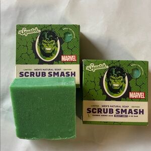 Dr. Squatch Hulk Green Scrub Smash Soap Trio
